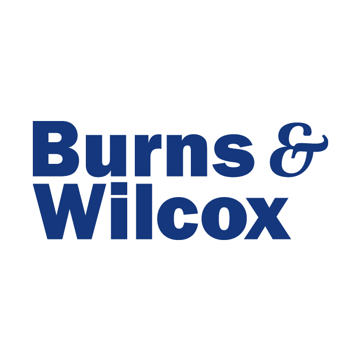 BurnsWilcox Logo Stacked CMYK Blue
